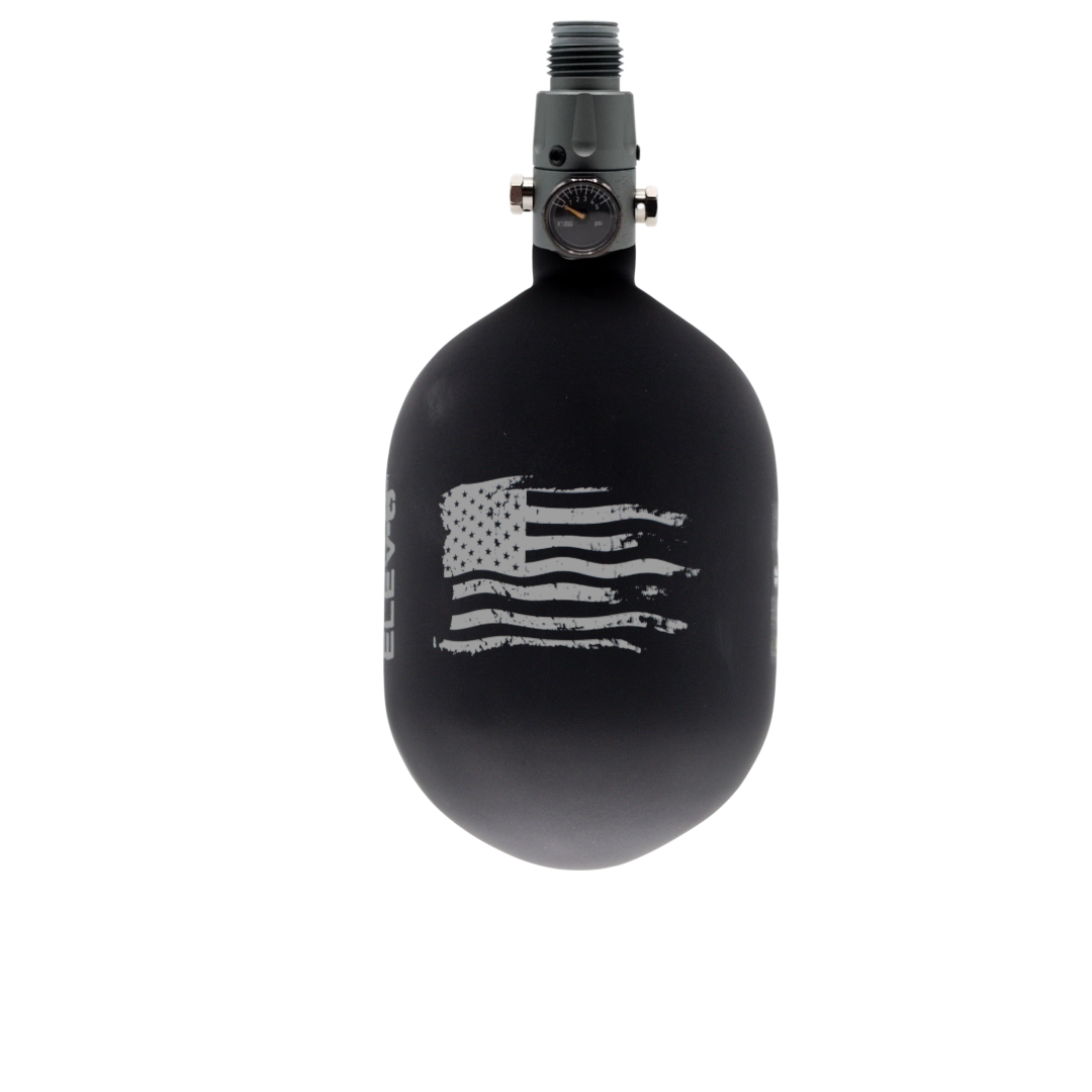 ELEV-8 48ci/4500psi Air System - Matte Black/Pewter Flag