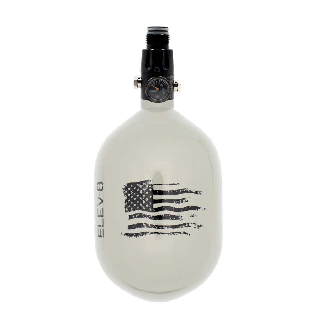 ELEV-8 48ci/4500psi Air System - Gloss Pewter/Black Flag