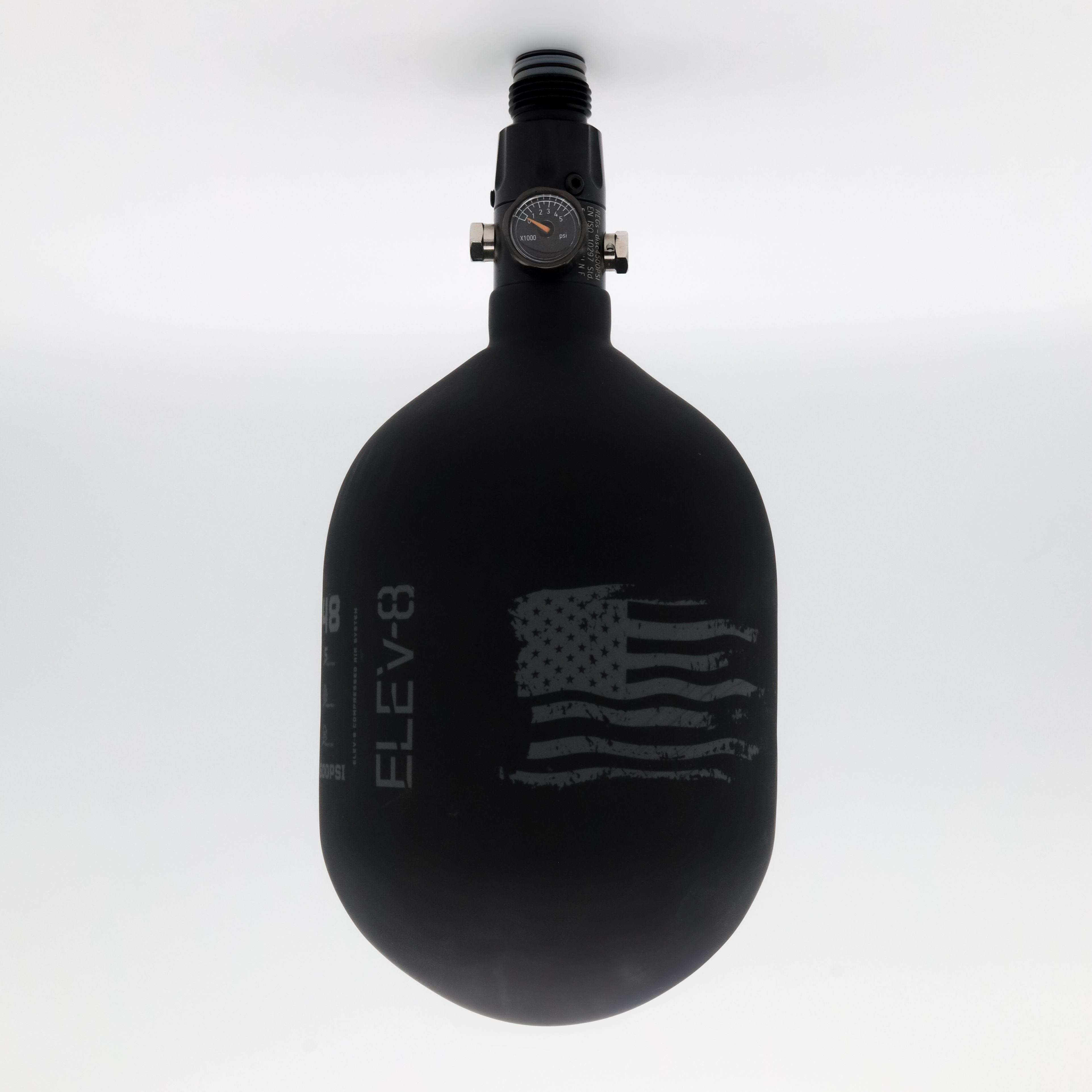 ELEV-8 48ci/4500psi Air System - Matte Black/Pewter Flag