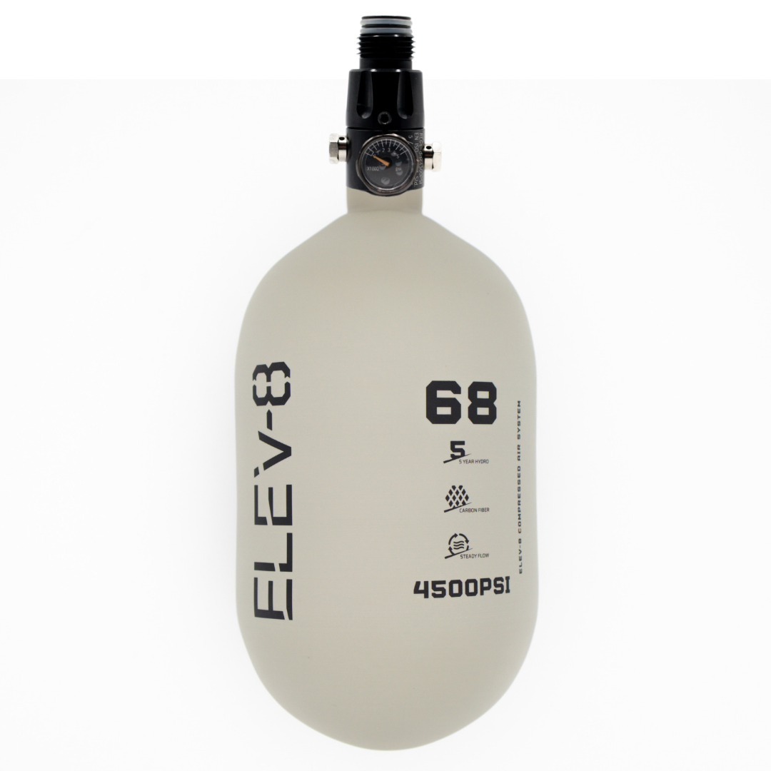 ELEV-8 68ci/4500psi Air System - Matte Pewter/Black Logo