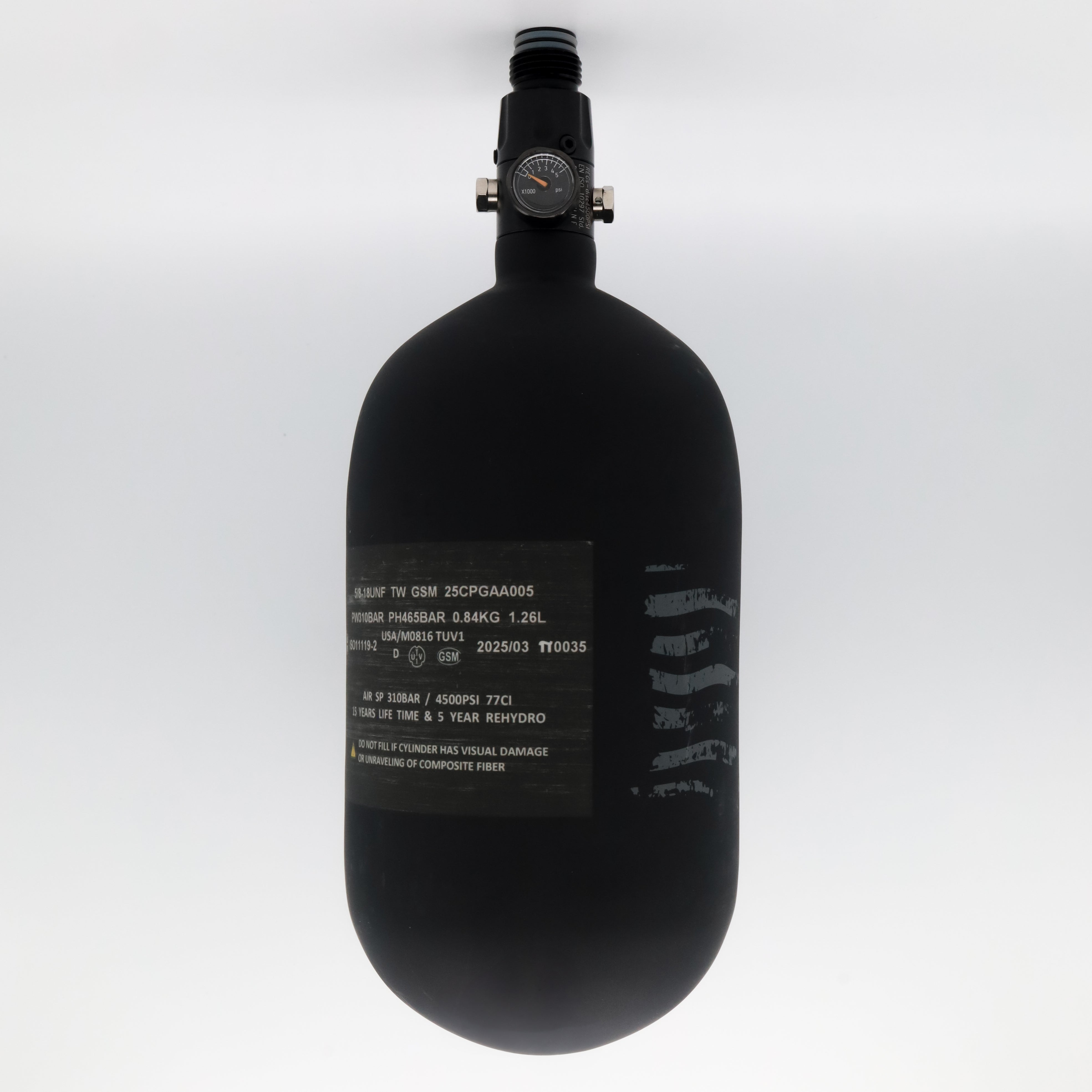 ELEV-8 77ci/4500psi Air System - Matte Black