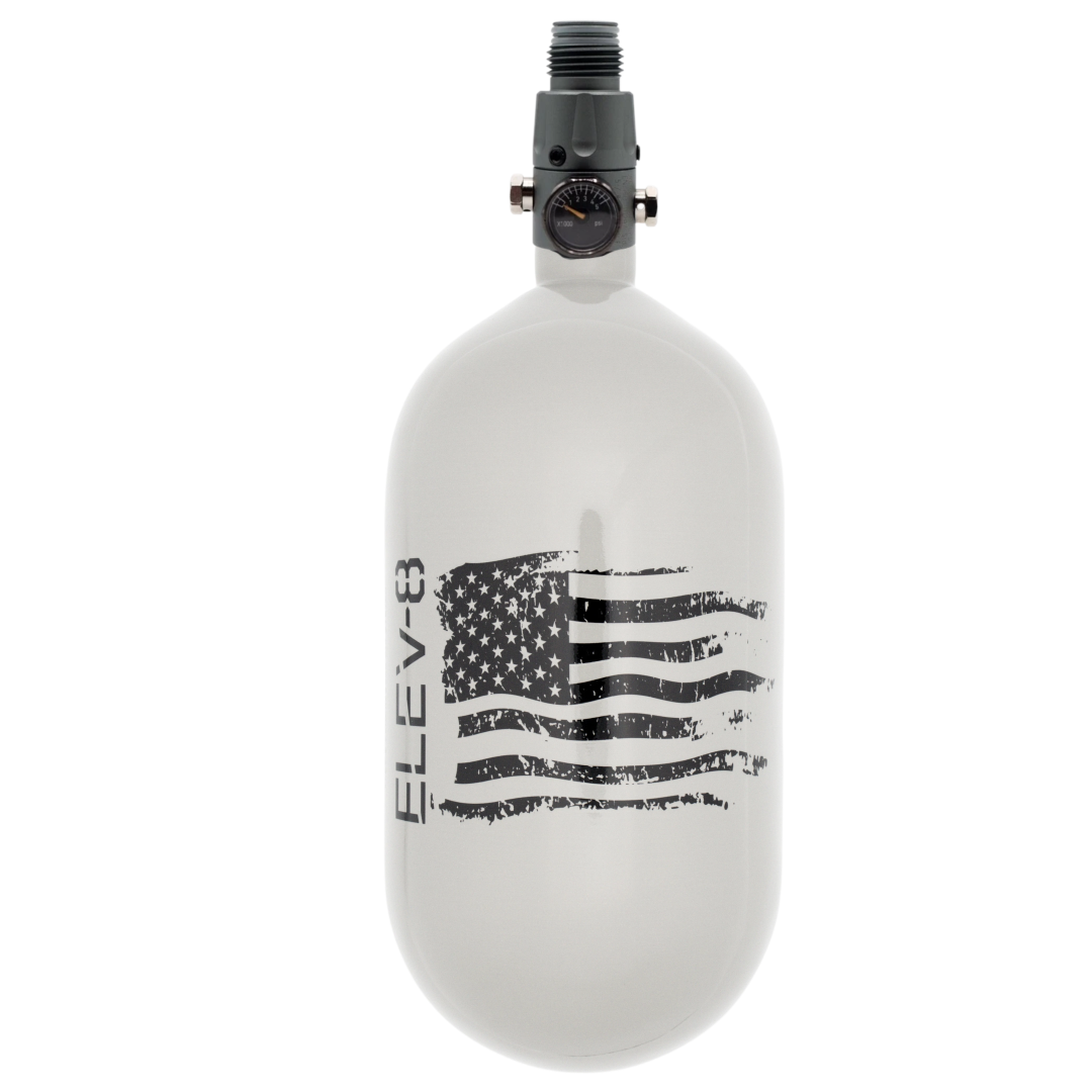 ELEV-8 77ci/4500psi Air System - Gloss Pewter/Black Flag