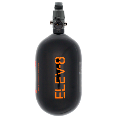 ELEV-8 68ci/4500psi Air System - Gloss Black/Orange Logo