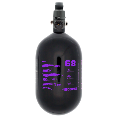 ELEV-8 68ci/4500psi Air System - Gloss Black/Purple Flag