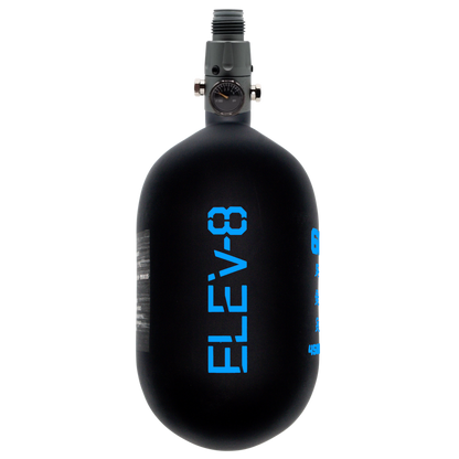 ELEV-8 68ci/4500psi Air System - Matte Black/Blue Logo