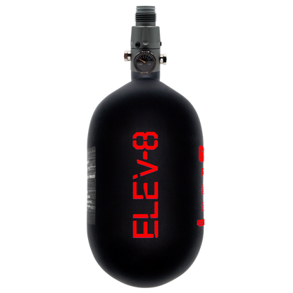 ELEV-8 68ci/4500psi Air System - Matte Black/Red Logo