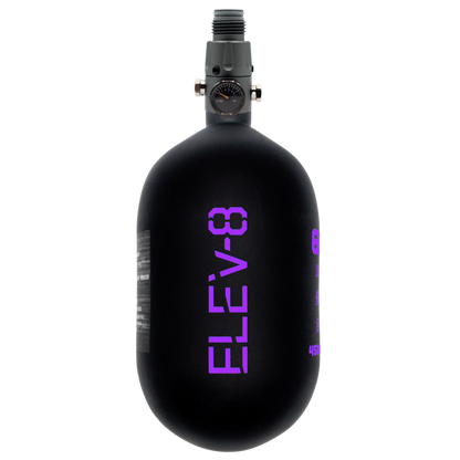 ELEV-8 68ci/4500psi Air System - Matte Black/Purple Logo