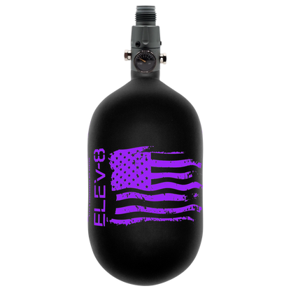 ELEV-8 68ci/4500psi Air System - Matte Black/Purple Flag