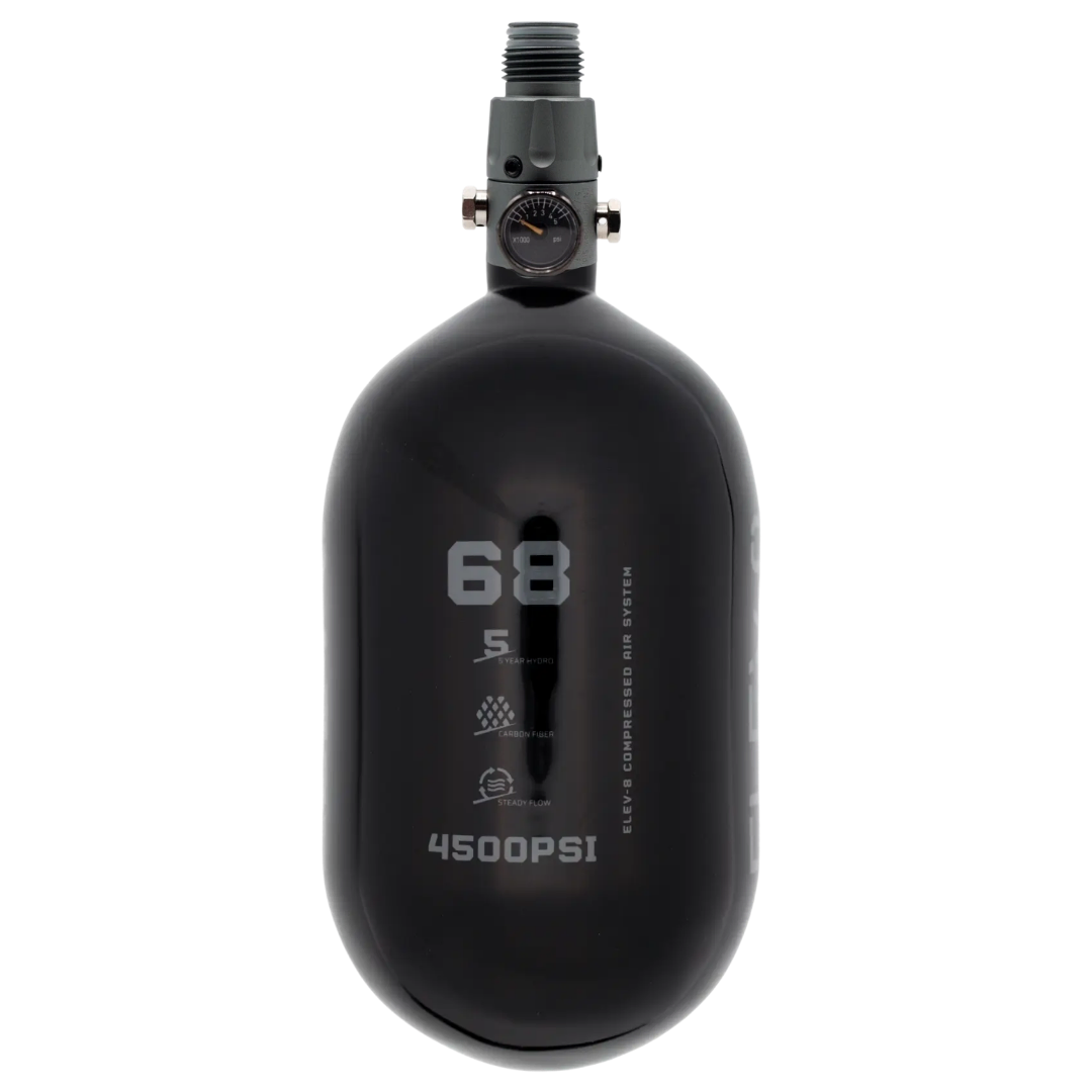 ELEV-8 68ci/4500psi Air System - Gloss Black/Pewter Logo