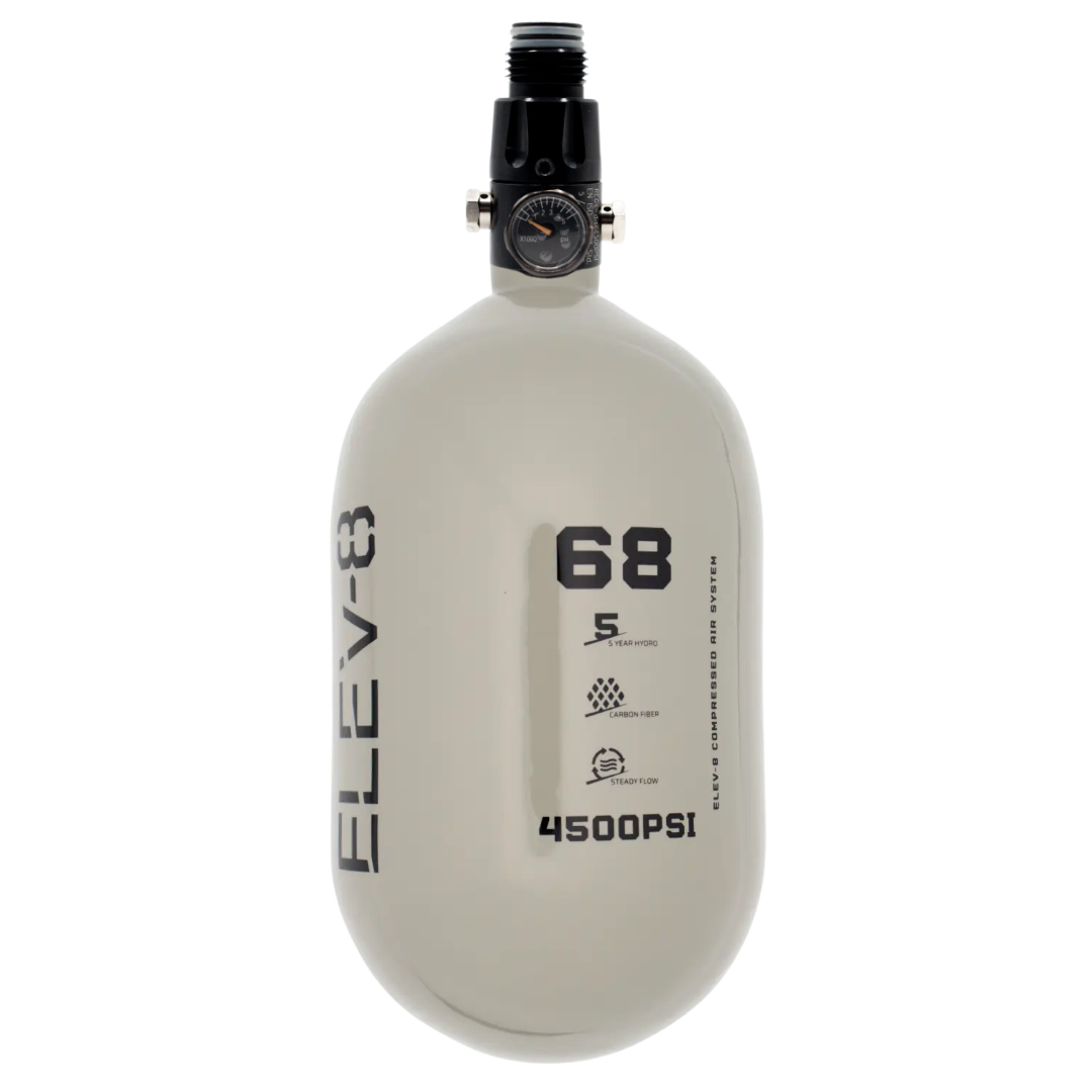 ELEV-8 68ci/4500psi Air System - Gloss Pewter/Black Logo