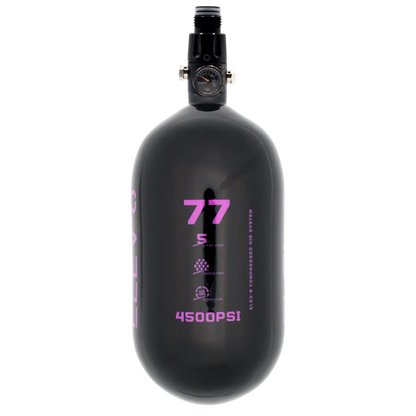 ELEV-8 77ci/4500psi Air System - Gloss Black/Purple Logo