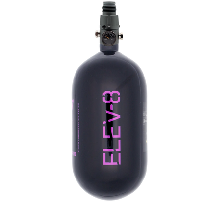 ELEV-8 77ci/4500psi Air System - Gloss Black/Purple Logo
