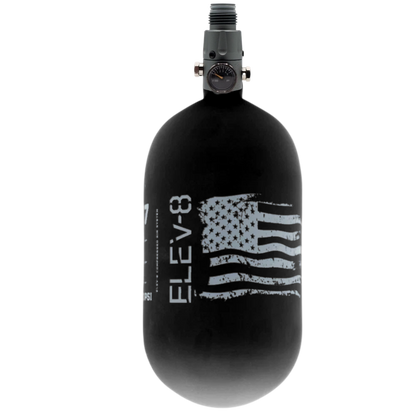 ELEV-8 77ci/4500psi Air System - Matte Black/Pewter Flag