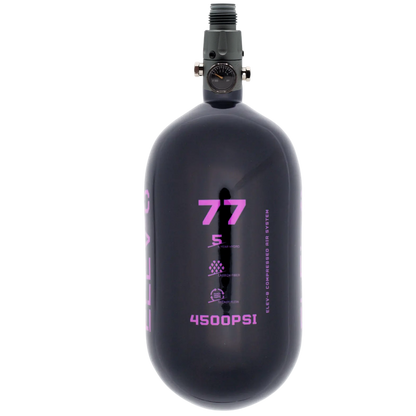 ELEV-8 77ci/4500psi Air System - Gloss Black/Purple Logo