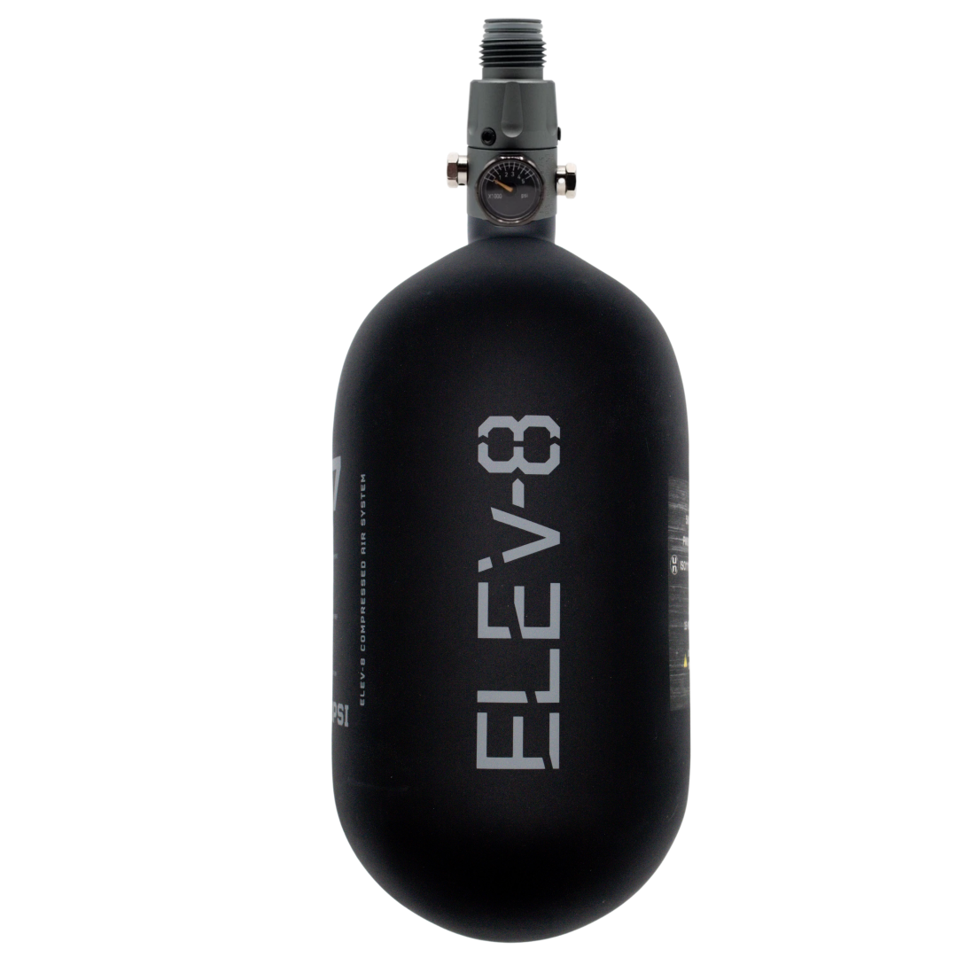 ELEV-8 77ci/4500psi Air System - Matte Black/Pewter Logo