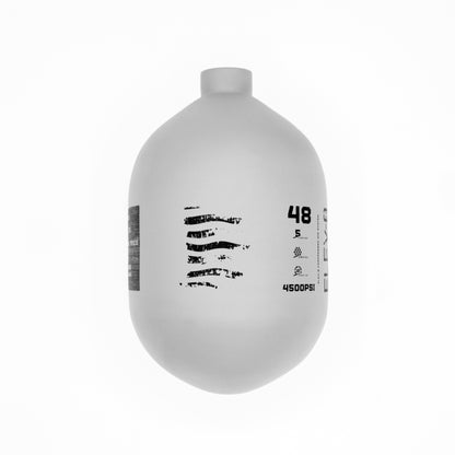 ELEV-8 48ci/4500psi Air Tank - Matte Pewter/Black Flag