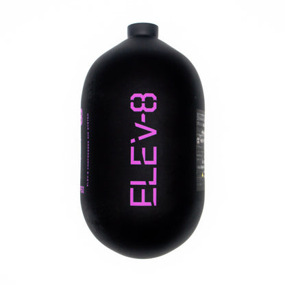 ELEV-8 68ci/4500psi Air Tank - Matte Black/Purple Logo