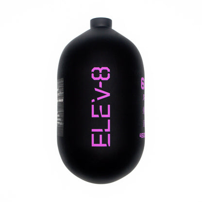 ELEV-8 68ci/4500psi Air Tank - Matte Black/Purple Logo