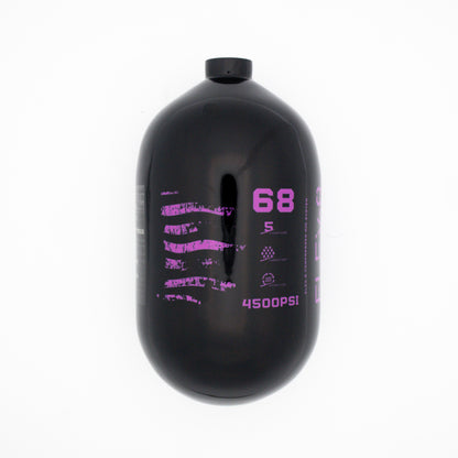 ELEV-8 68ci/4500psi Air Tank - Gloss Black/Purple Flag