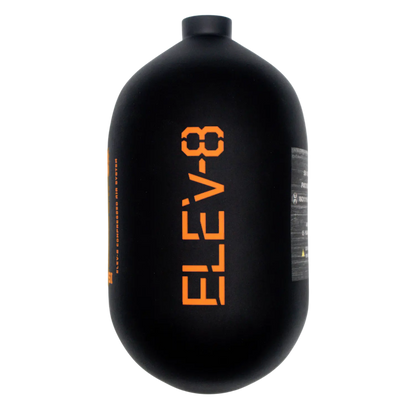 ELEV-8 68ci/4500psi Air Tank - Matte Black/Orange Logo